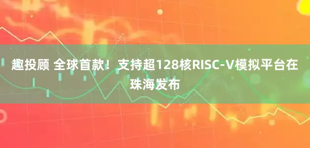 趣投顾 全球首款！支持超128核RISC-V模拟平台在珠海发布